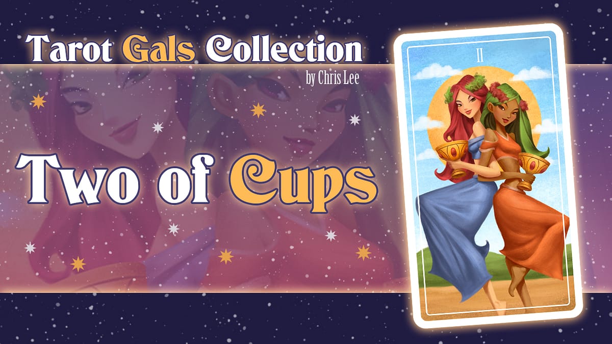 Youtube thumbnail two of Cups