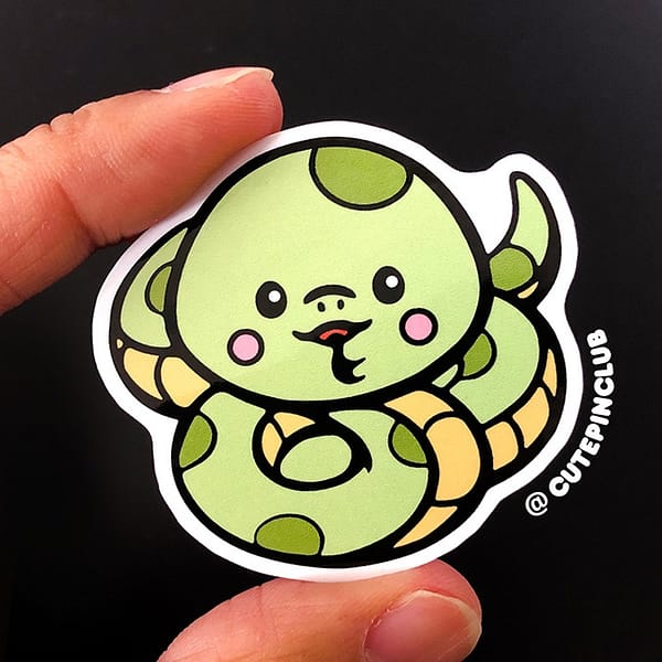 Chinese Zodiac Baby Vinyl Sticker Snake