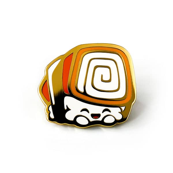 Yummy Sushi Chuka Wakame Hard Enamel Pin From CutePinClub