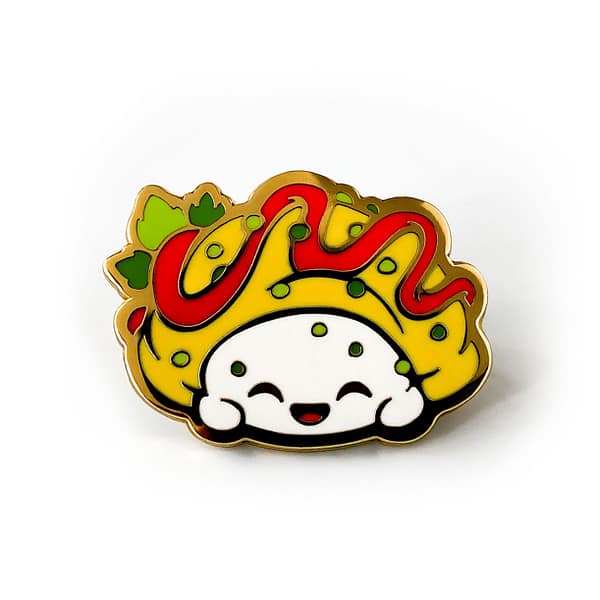 Yummy Sushi Omurice Hard Enamel Pin From CutePinClub