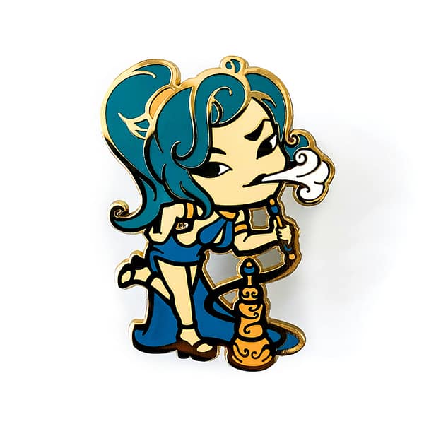 Caterpillar Hard Enamel Pin from Alice in Wonderland