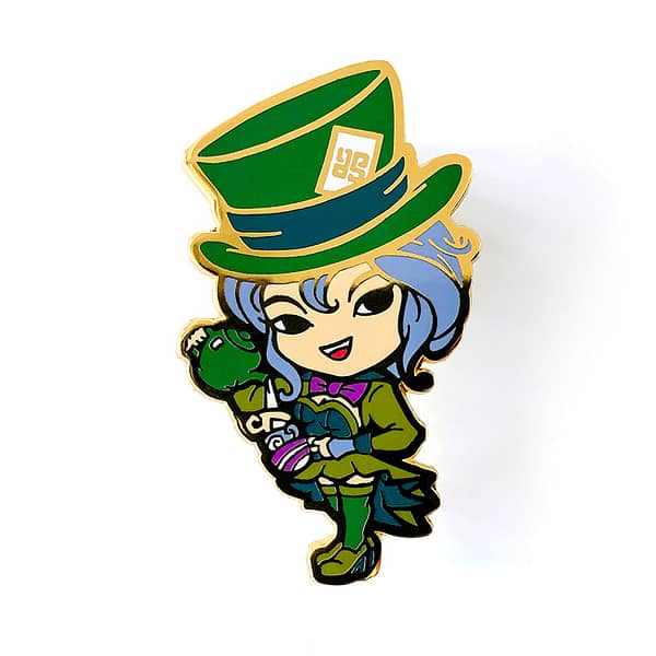 Mad Hatter Hard Enamel Pin from Alice in Wonderland