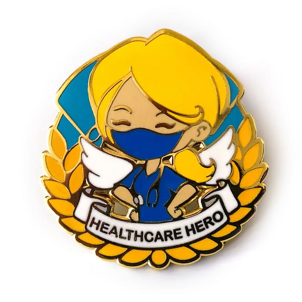 Healthcare Worker Enamel Pin