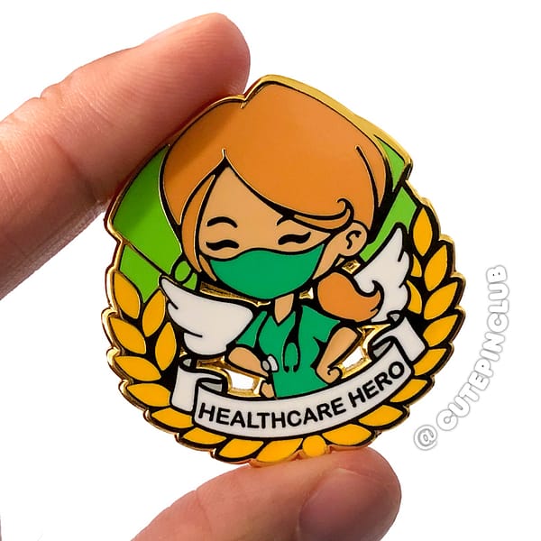 Healthcare Worker Enamel Pin