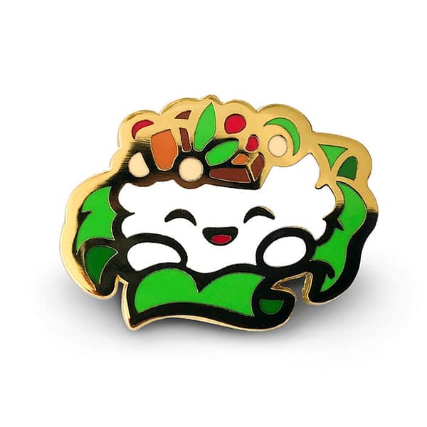 Rice in Lotus Leaf Dim Sum Hard Enamel Pin