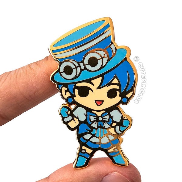 Steampunk Sailor Mercury Hard Enamel Pin