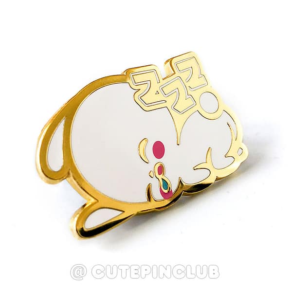 Little Cuties Sleeping Bunny Hard Enamel Pin