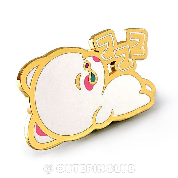 Little Cuties Sleeping Kitty Hard Enamel Pin
