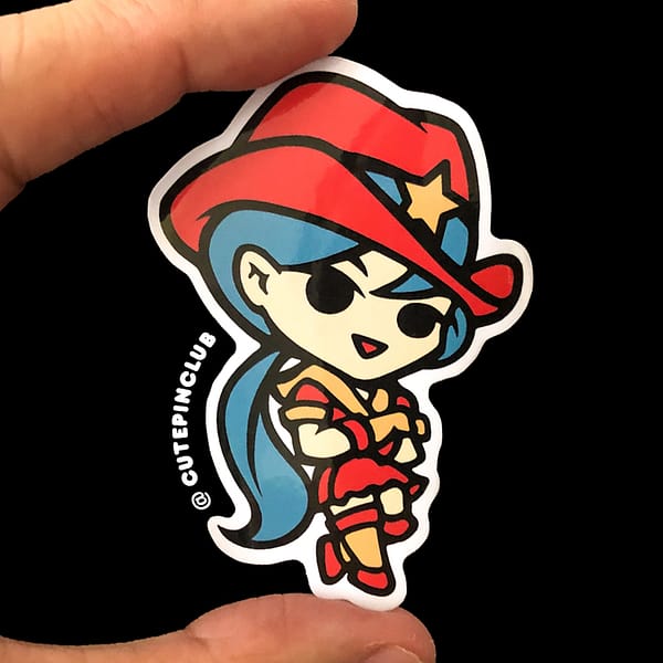 Steampunk Sailor Fighter Vinyl Sticker Decal