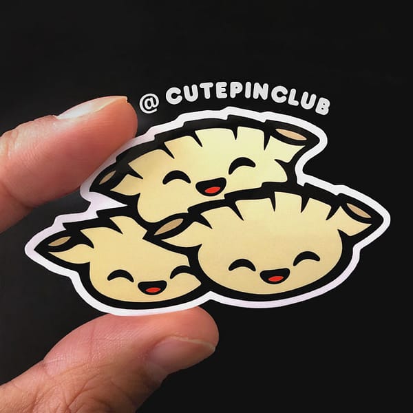 Yummy Sushi Gyoza Vinyl Sticker