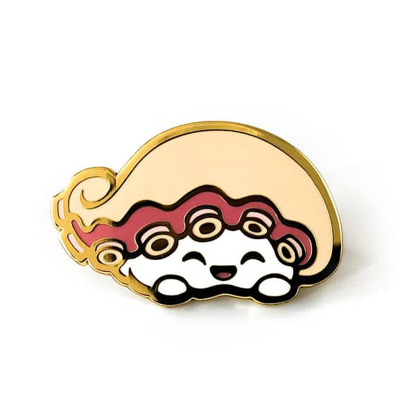 Yummy Sushi Tako Hard Enamel Pin From CutePinClub