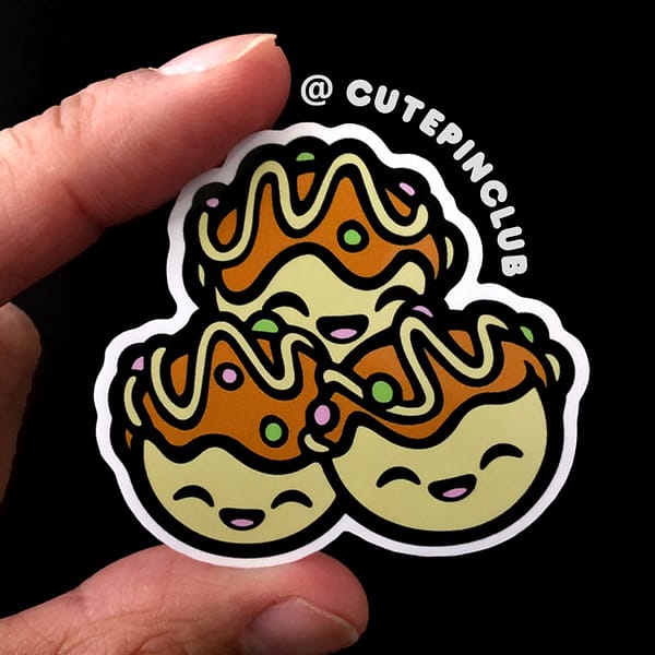 Yummy Sushi Takoyaki Vinyl Sticker
