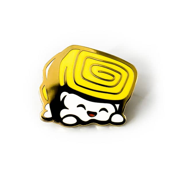 Yummy Sushi Tamago Hard Enamel Pin From CutePinClub