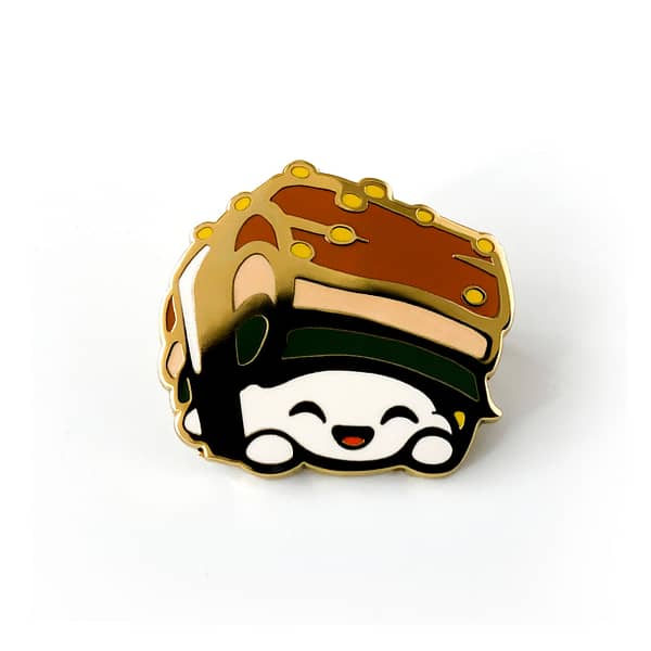 Yummy Sushi Unagi Hard Enamel Pin From CutePinClub