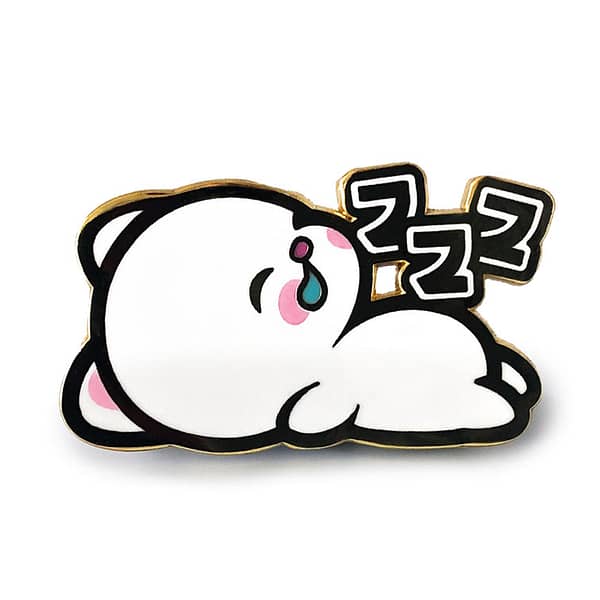 Little Cuties Sleeping Kitty Hard Enamel Pin