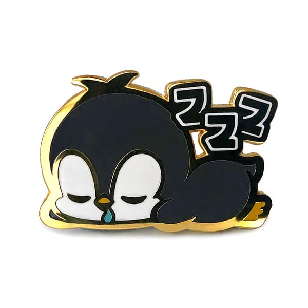 Little Cuties Sleeping Penguin Hard Enamel Pin