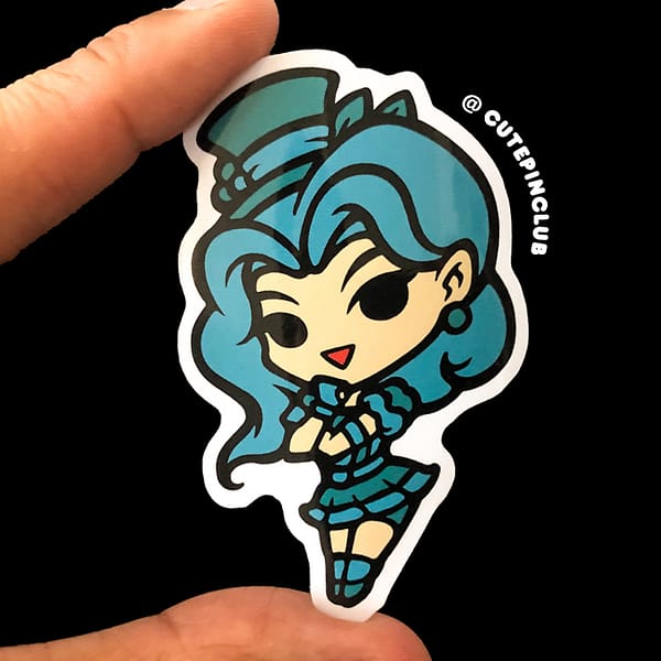Steampunk Sailor Neptune Vinyl Sticker Decal