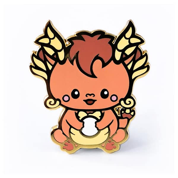 Chinese Zodiac Baby Dragon Hard Enamel Pin From CutePinClub