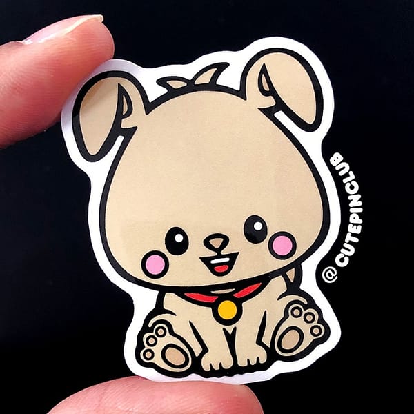 Chinese Zodiac Baby Vinyl Sticker Dog