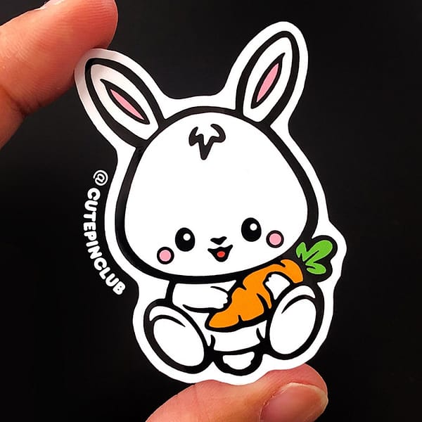 Chinese Zodiac Baby Vinyl Sticker Rabbit
