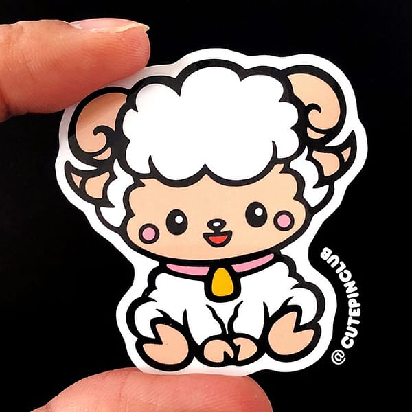 Chinese Zodiac Baby Vinyl Sticker Sheep