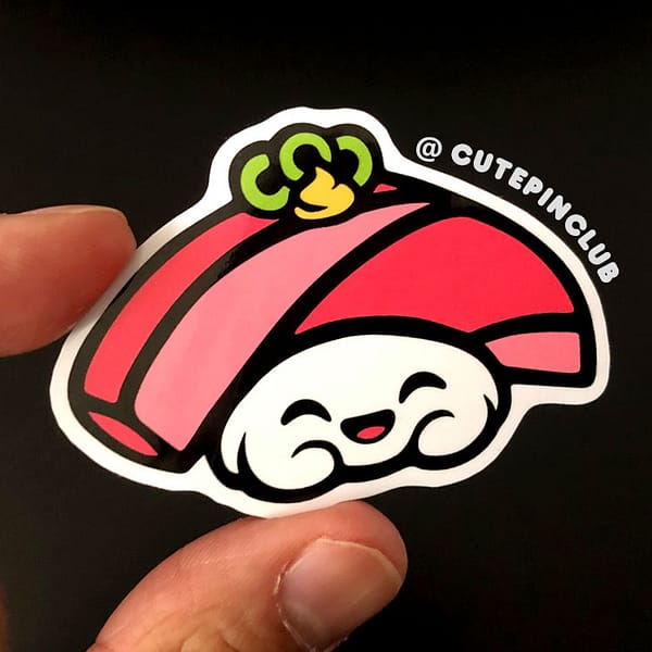 Yummy Sushi Maguro Vinyl Stickers