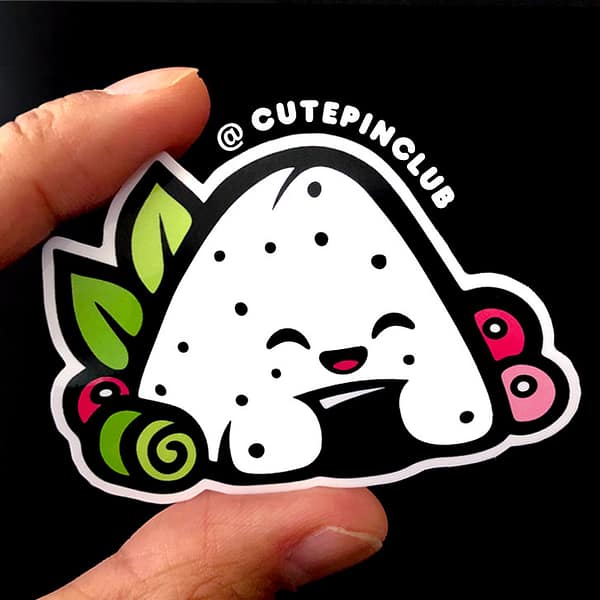 Yummy Sushi Onigiri Vinyl Sticker