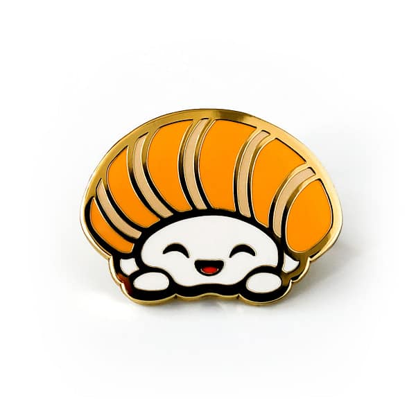 Yummy Sushi Sake Hard Enamel Pin From CutePinClub