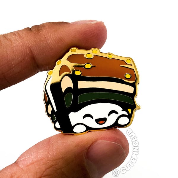 Yummy Sushi Unagi Hard Enamel Pin From CutePinClub