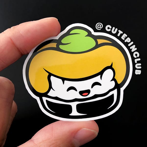 Yummy Sushi Uni Vinyl Sticker