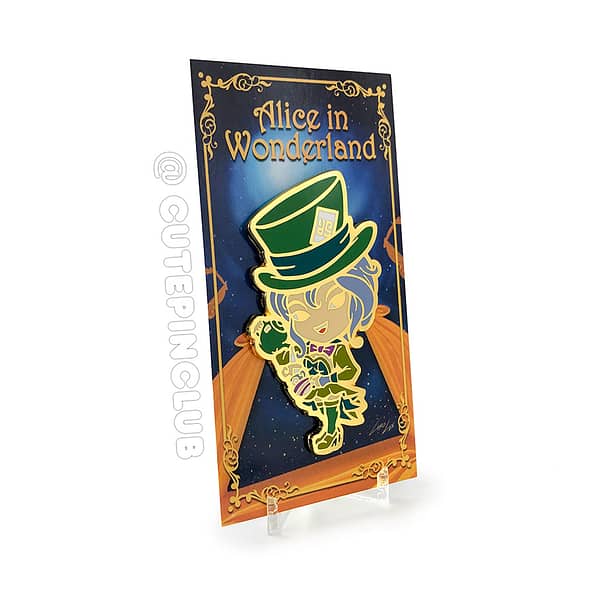 Mad Hatter Hard Enamel Pin from Alice in Wonderland