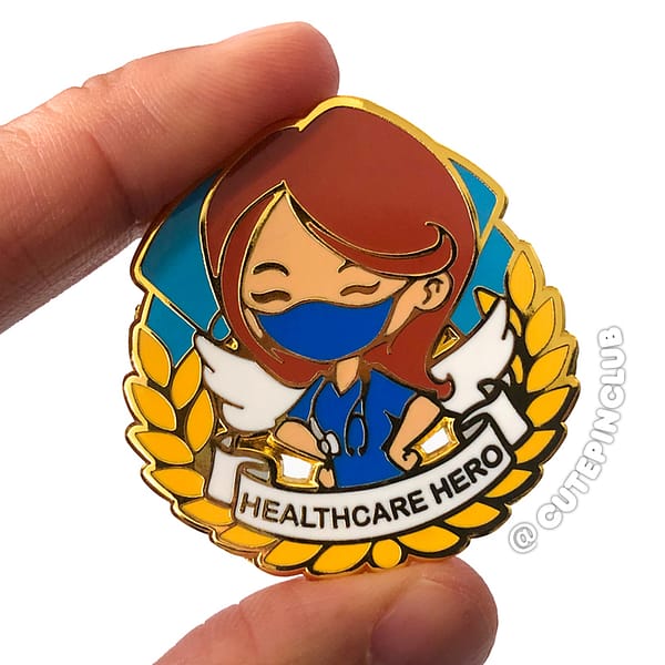 Healthcare Worker Enamel Pin
