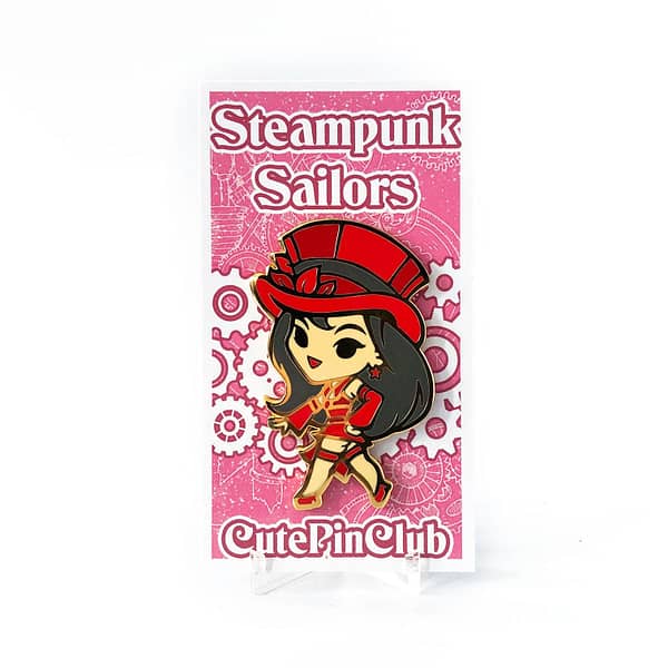 Steampunk Sailor Mars Hard Enamel Pin