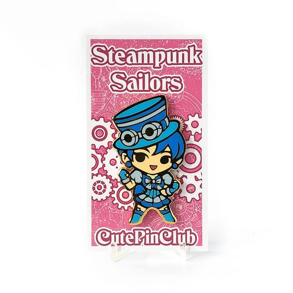 Steampunk Sailor Mercury Hard Enamel Pin