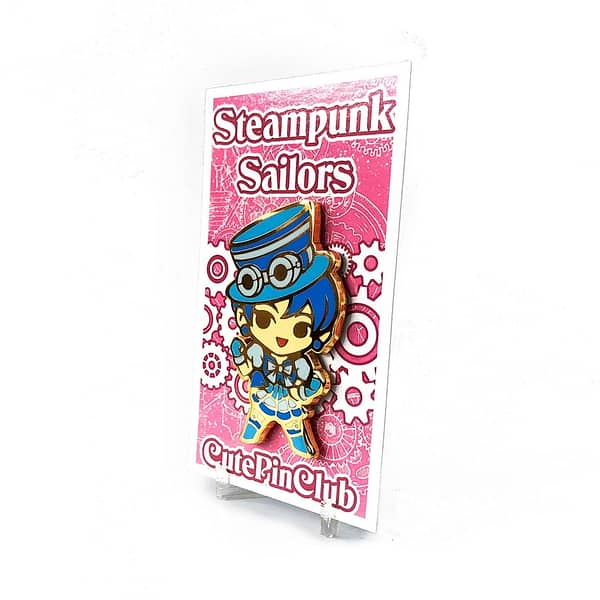 Steampunk Sailor Mercury Hard Enamel Pin