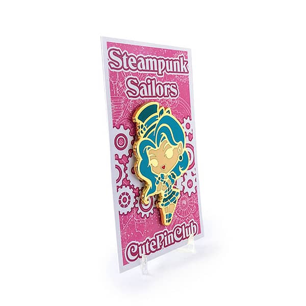Steampunk Sailor Neptune Hard Enamel Pin