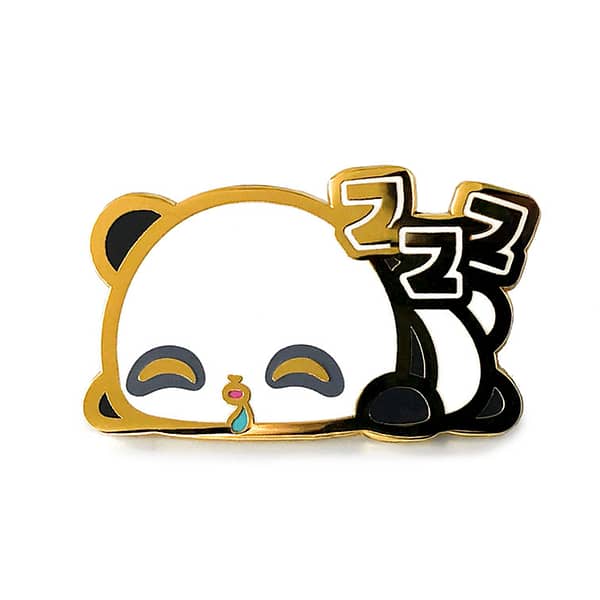 Little Cuties Sleeping Panda Hard Enamel Pin